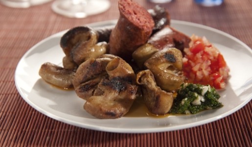 Chorizo casero y chinchulines