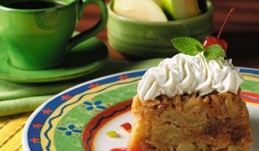 Torta húmeda de manzana