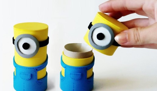 Cómo hacer cajitas de Minions