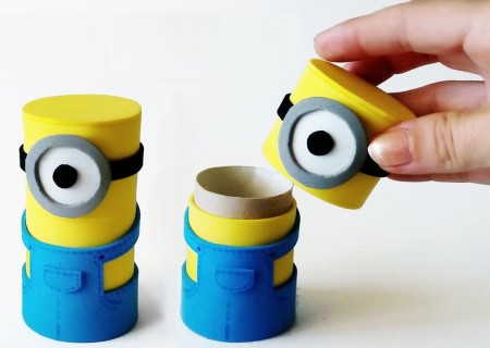 Cómo hacer cajitas de Minions