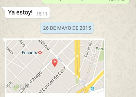 Cómo enviar una ubicación por Whatsapp