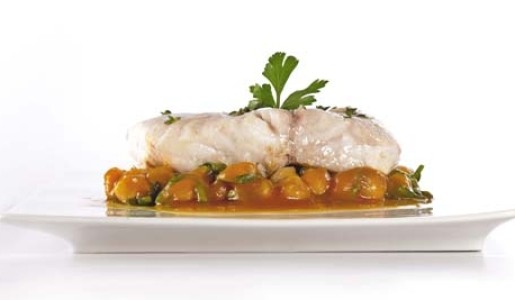 Mero fortuno y guiso de garbanzos especial