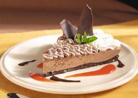 Tarta helada de chocolate