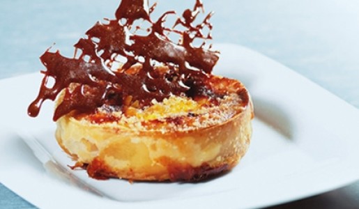 Tarta cuajada de maracuyá