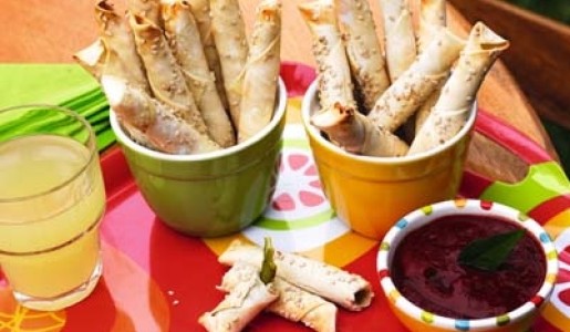 Crisinos de espárragos