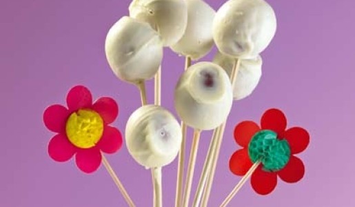 Uvas en chocolate blanco