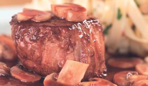 Ragout de la familia con champiñones