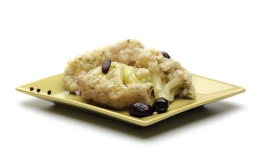 Coliflor con aceitunas
