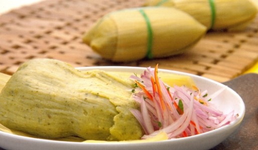 Tamal verde de Tamalitos Verdes Piuranos