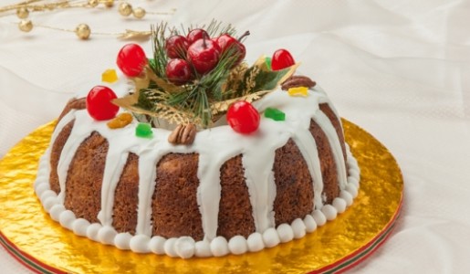 Cake de frutas navideño