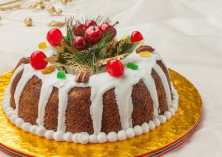 Cake de frutas navideño