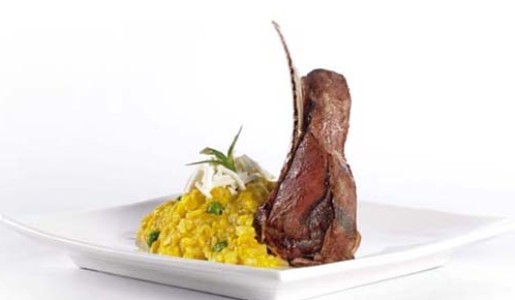 Risotto de trigo y cordero