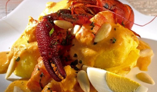 Picante de camarones a la tacneña