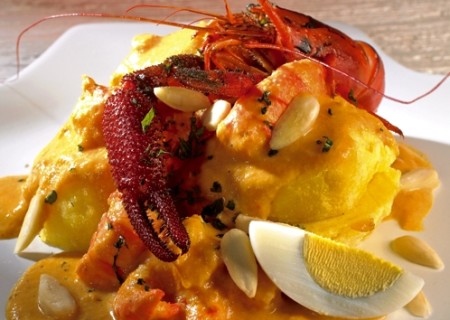 Picante de camarones a la tacneña
