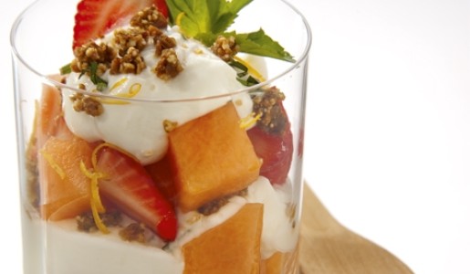 Copa de yogur con granola