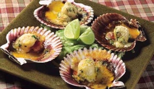 Conchitas a la parmesana