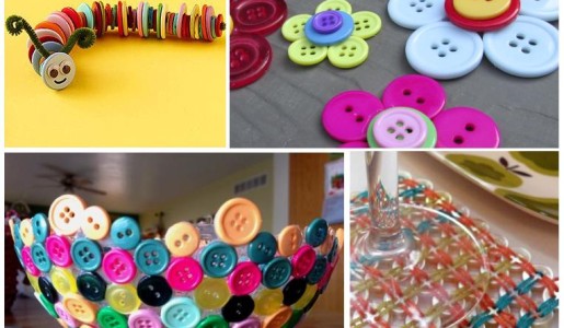 Cómo hacer manualidades con botones