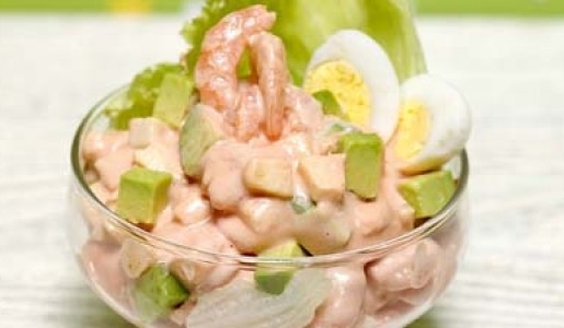 Cóctel de langostinos