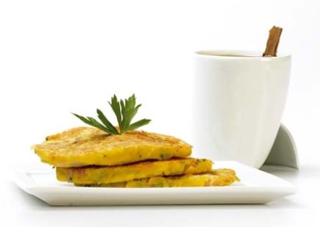 Croquetas de papa con jamón de pollo