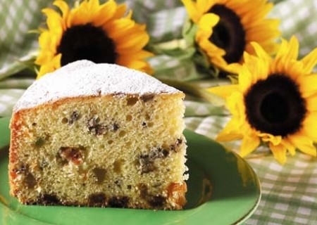 Torta clara de frutas