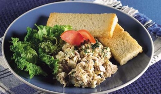Ensalada de atún y manzana