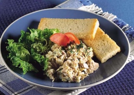 Ensalada de atún y manzana