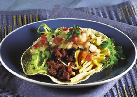 Tacos de carne picante