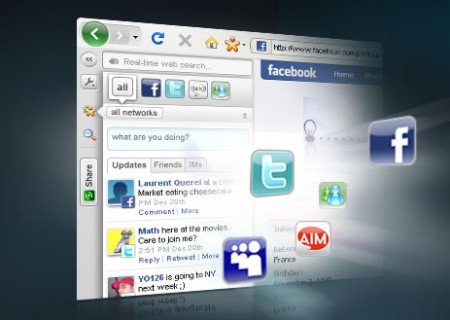 La opción de mensajes directos con fotografías en redes sociales