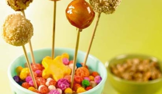 Chupetines de yacón