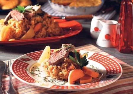 Arroz con carne