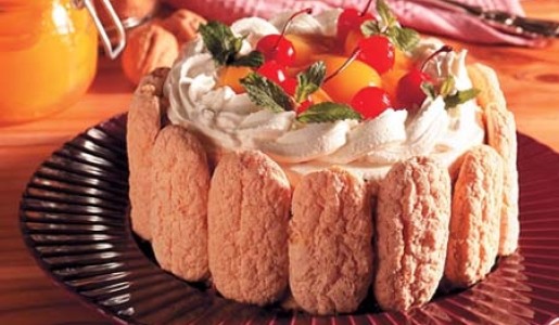 Torta helada de nueces