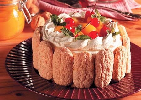 Torta helada de nueces