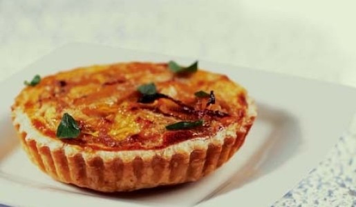 Quiche de poro y salame