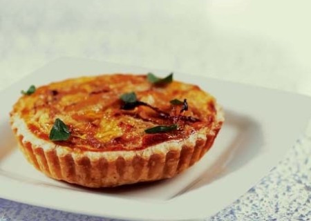 Quiche de poro y salame