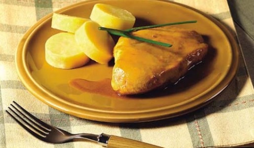 Pollo a la mandarina