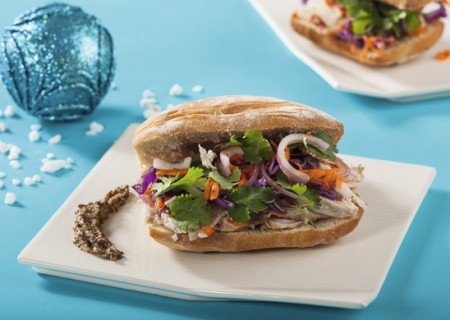 Sándwich de pavo