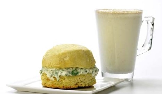 Panecillos con crema de acelga