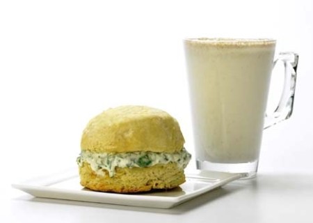 Panecillos con crema de acelga