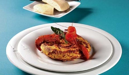 Tortilla de camarones