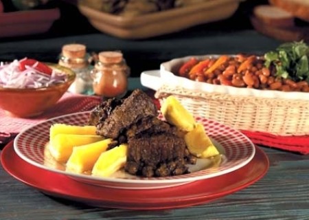 Seco jugoso de carne de pecho
