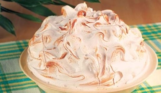 Postre helado alaska