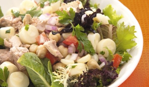 Ensalada de atún y garbanzos
