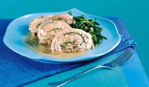 Congrio enrollado florentina