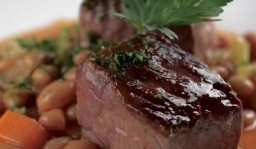 Guiso de res con chicha y frejoles