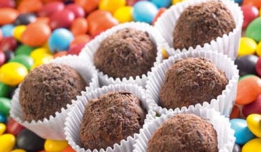 Melcochas de chocolate