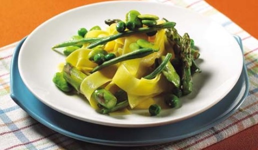 Espaguetis primavera