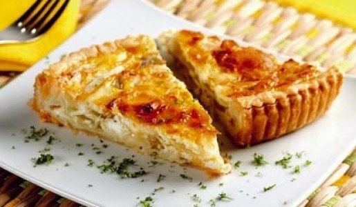 Quiche de cebolla y queso