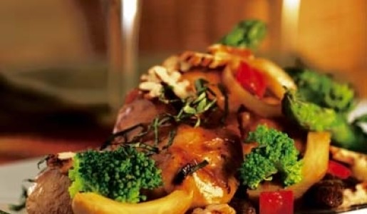 Pavita al vino blanco