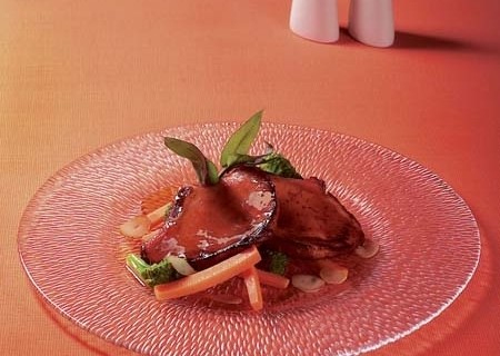 Chuletas glaseadas en miel de eucalipto