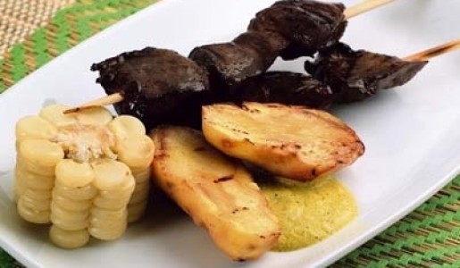 Anticuchos de corazón